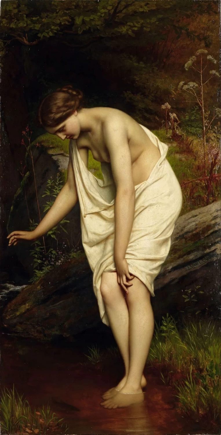 Joseph van Lerius - Bagnante